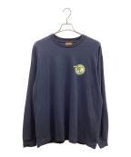 HUMAN MADEヒューマンメイド）の古着「Graphic L/S T-Shirt グラフィック L/S Tシャツ」｜ネイビー
