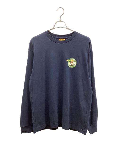 HUMAN MADE（ヒューマンメイド）HUMAN MADE (ヒューマンメイド) Graphic L/S T-Shirt グラフィック L/S Tシャツ ネイビー サイズ:XLの古着・服飾アイテム