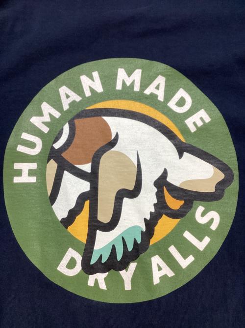 HUMAN MADE（ヒューマンメイド）HUMAN MADE (ヒューマンメイド) Graphic L/S T-Shirt グラフィック L/S Tシャツ ネイビー サイズ:XLの古着・服飾アイテム