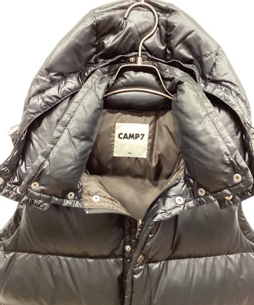 CAMP 7（キャンプ７）CAMP 7 (キャンプ７) CAMP 7 ダウンベスト ブラック サイズ:XLの古着・服飾アイテム