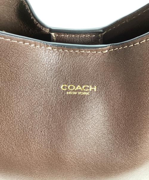 COACH（コーチ）COACH (コーチ) COACH　ブルックリンショルダーバッグ28 ブラウンの古着・服飾アイテム