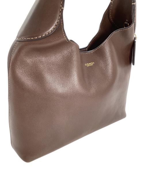 COACH（コーチ）COACH (コーチ) COACH　ブルックリンショルダーバッグ28 ブラウンの古着・服飾アイテム