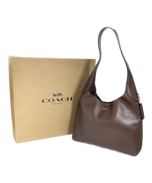 COACH（コーチ）COACH (コーチ) COACH　ブルックリンショルダーバッグ28 ブラウンの古着・服飾アイテム