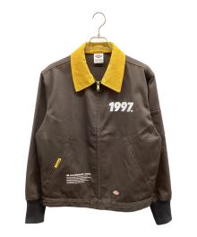 Dickies×Youth LOSER（ディッキーズ×ユースルーザー）の古着「ジャケット」｜イエロー×ブラウン