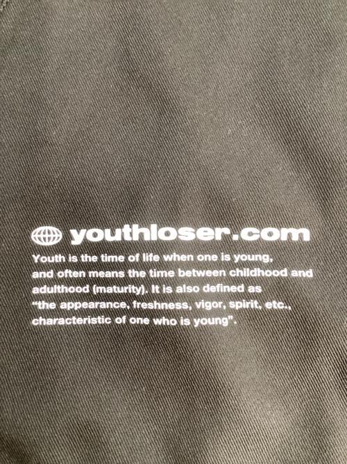 Dickies（ディッキーズ）Dickies (ディッキーズ) Youth LOSER (ユースルーザー) ジャケット イエロー×ブラウン サイズ:Mの古着・服飾アイテム