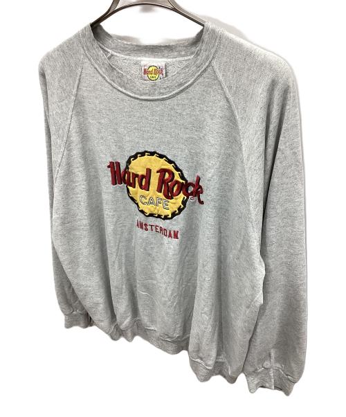 Hard Rock cafe AMSTERDAM（ハードロックカフェ アムステルダム）Hard Rock cafe AMSTERDAM (ハードロックカフェ アムステルダム) Hard Rock cafe AMSTERDAM スウェット グレー サイズ:Lの古着・服飾アイテム