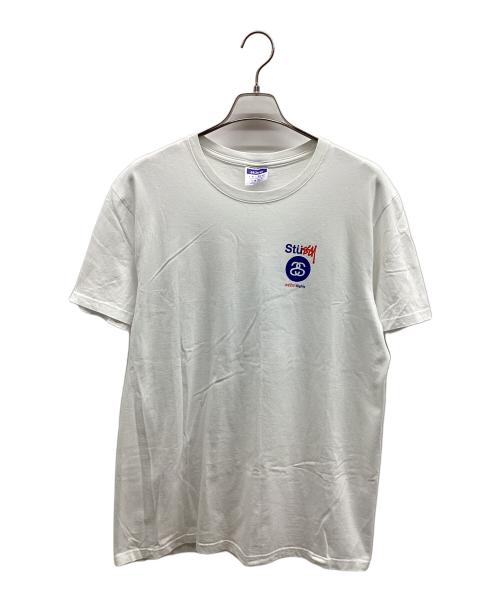 stussy（ステューシー）stussy (ステューシー) NINETEEN EIGHTY 半袖Tシャツ ホワイト サイズ:XLの古着・服飾アイテム