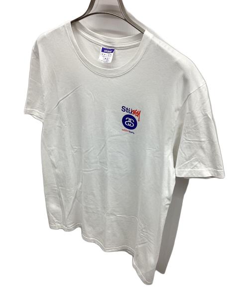 stussy（ステューシー）stussy (ステューシー) NINETEEN EIGHTY 半袖Tシャツ ホワイト サイズ:XLの古着・服飾アイテム