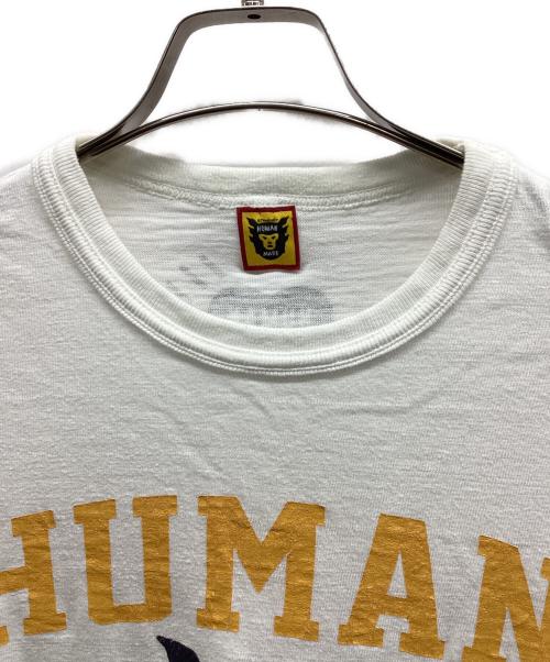 HUMAN MADE（ヒューマンメイド）HUMAN MADE (ヒューマンメイド) HUMAN MADE 半袖カットソー ホワイト サイズ:Lの古着・服飾アイテム