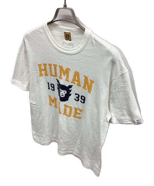 HUMAN MADE（ヒューマンメイド）HUMAN MADE (ヒューマンメイド) HUMAN MADE 半袖カットソー ホワイト サイズ:Lの古着・服飾アイテム