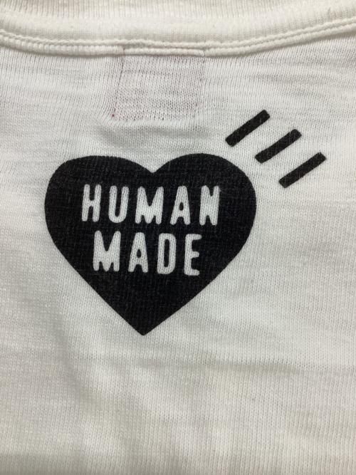HUMAN MADE（ヒューマンメイド）HUMAN MADE (ヒューマンメイド) HUMAN MADE 半袖カットソー ホワイト サイズ:Lの古着・服飾アイテム