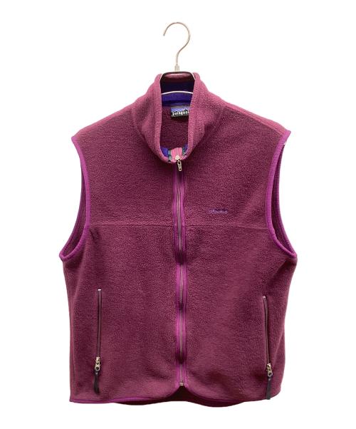 Patagonia（パタゴニア）Patagonia (パタゴニア) Patagonia フリースベスト パープル サイズ:Mの古着・服飾アイテム