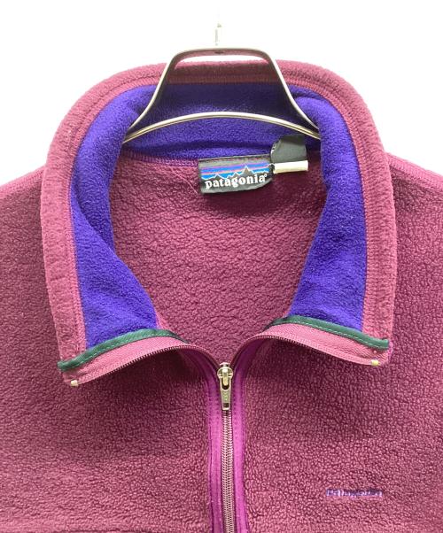 Patagonia（パタゴニア）Patagonia (パタゴニア) Patagonia フリースベスト パープル サイズ:Mの古着・服飾アイテム