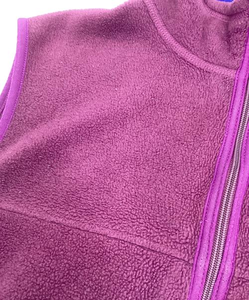 Patagonia（パタゴニア）Patagonia (パタゴニア) Patagonia フリースベスト パープル サイズ:Mの古着・服飾アイテム