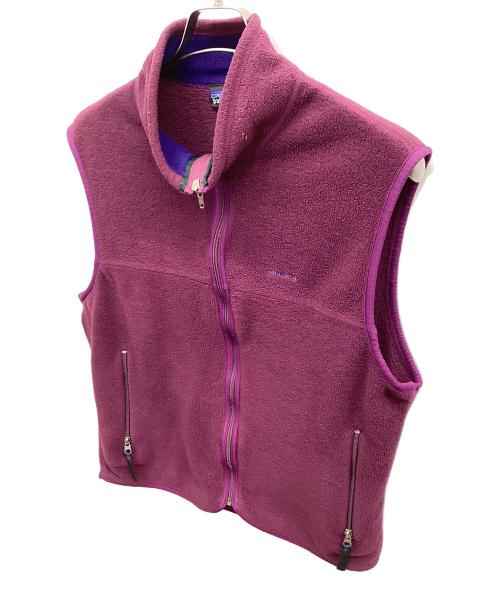 Patagonia（パタゴニア）Patagonia (パタゴニア) Patagonia フリースベスト パープル サイズ:Mの古着・服飾アイテム