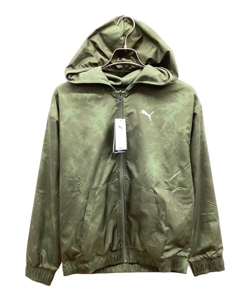 PUMA（プーマ）PUMA (プーマ) エレベーテッド リバーシブル AOP フルジップ フーディー グリーン サイズ:S 未使用品の古着・服飾アイテム