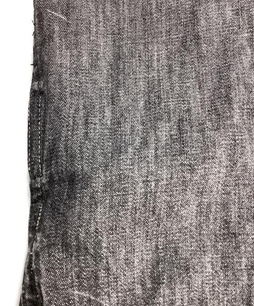 RRL（ダブルアールエル）RRL (ダブルアールエル) BLACK DENIM WORK SHIRT ブラックデニム ワークシャツ グレー サイズ:Mの古着・服飾アイテム