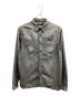 RRL（ダブルアールエル）の古着「BLACK DENIM WORK SHIRT ブラックデニム ワークシャツ」｜グレー