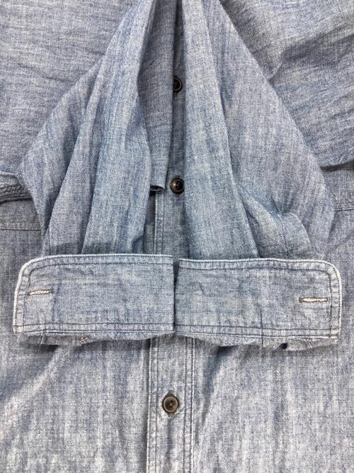 RRL（ダブルアールエル）RRL (ダブルアールエル) RRL シャンブレーシャツ ブルー サイズ:Mの古着・服飾アイテム