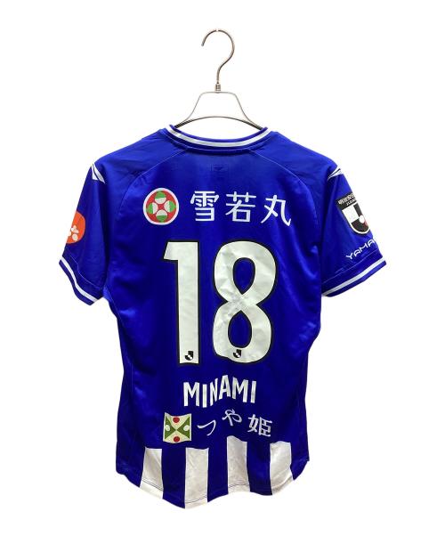 モンテディオ山形（モンテディオヤマガタ）モンテディオ山形 (モンテディオヤマガタ) サッカーユニフォーム ブルー サイズ:Lの古着・服飾アイテム