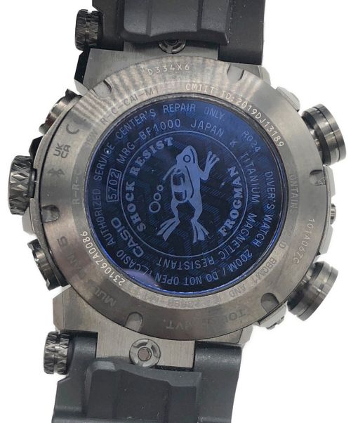 CASIO（カシオ）CASIO (カシオ) MRG-BF1000R-1AJR FROGMAN G-SHOCK ブラックの古着・服飾アイテム