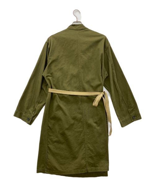 H.E. TEXTILES（H.E. TEXTILES）H.E. TEXTILES (H.E. TEXTILES) NURSING GOWN（ナーシングガウン） オリーブ サイズ:Mの古着・服飾アイテム