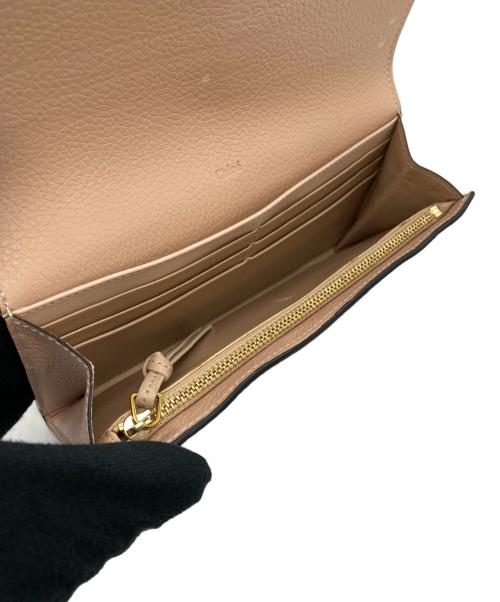 Chloe（クロエ）Chloe (クロエ) 2つ折り財布 ピンクの古着・服飾アイテム