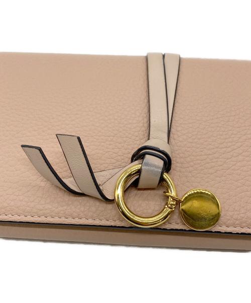 Chloe（クロエ）Chloe (クロエ) 2つ折り財布 ピンクの古着・服飾アイテム