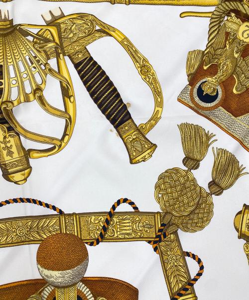 HERMES（エルメス）HERMES (エルメス) 大判スカーフ ブラックの古着・服飾アイテム