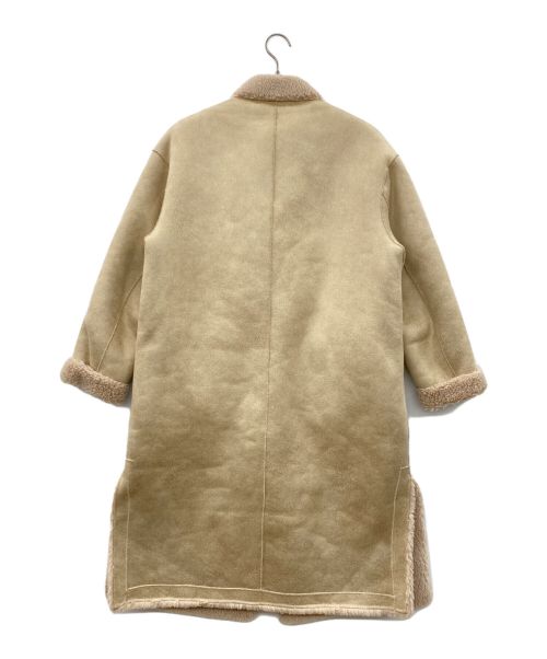 VLAB（ヴィラボ）VLAB (ヴィラボ) ウーリーボアコート ベージュ サイズ:42の古着・服飾アイテム