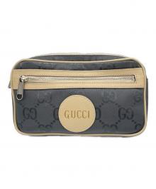 GUCCI（グッチ）の古着「ボディーバッグ」｜グレー×ベージュ