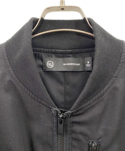 GU（ジーユー）GU (ジーユー) UNDERCOVER (アンダーカバー) リブブルゾン ブラック サイズ:Mの古着・服飾アイテム