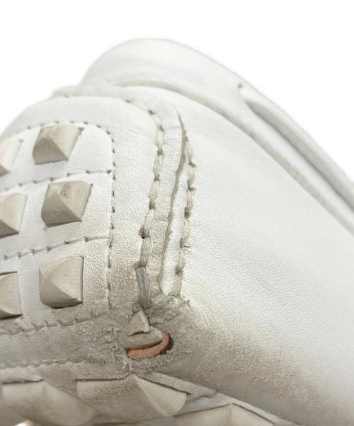 HERMES（エルメス）HERMES (エルメス) ドライビングシューズ ホワイト サイズ:42の古着・服飾アイテム