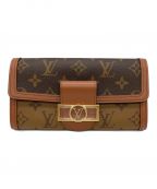 LOUIS VUITTONルイ ヴィトン）の古着「長財布」｜ブラウン