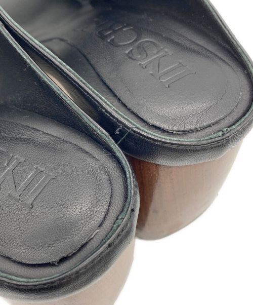 INSCRIRE（アンスクリア）INSCRIRE (アンスクリア) レザーサンダル ブラック サイズ:36の古着・服飾アイテム