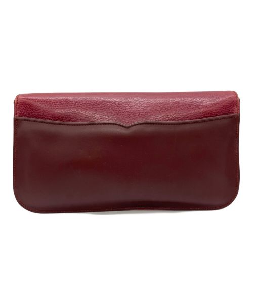 Cartier（カルティエ）Cartier (カルティエ) クラッチバッグ レッドの古着・服飾アイテム