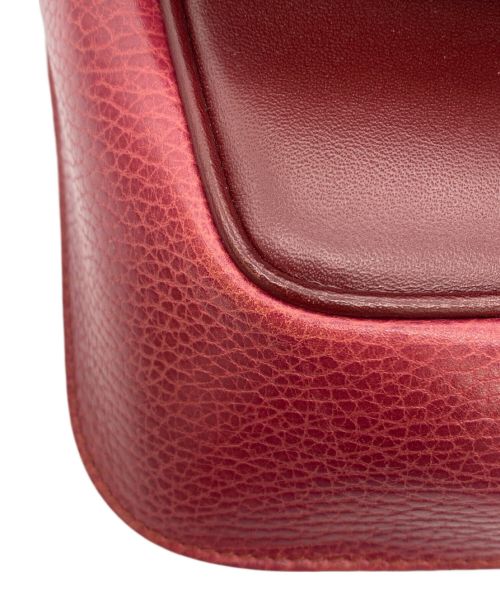 Cartier（カルティエ）Cartier (カルティエ) クラッチバッグ レッドの古着・服飾アイテム