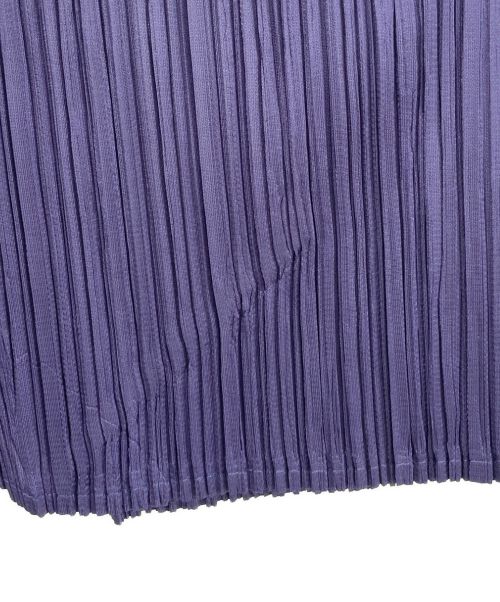 PLEATS PLEASE（プリーツプリーズ）PLEATS PLEASE (プリーツプリーズ) カーディガン パープル サイズ:3の古着・服飾アイテム