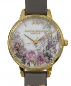 OLIVIA BURTONオリビアバートン）の古着「腕時計」｜ホワイト×グレー