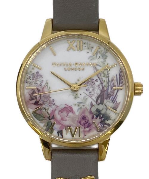 OLIVIA BURTON（オリビアバートン）OLIVIA BURTON (オリビアバートン) 腕時計 ホワイト×グレーの古着・服飾アイテム