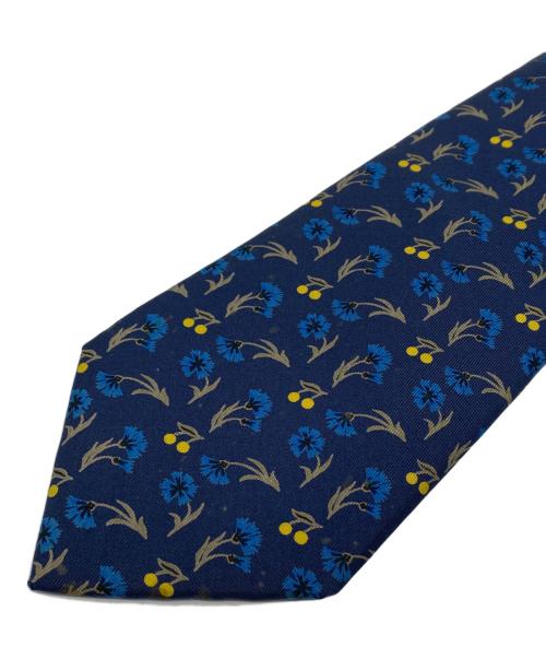 HERMES（エルメス）HERMES (エルメス) ネクタイ ブルー サイズ:FREEの古着・服飾アイテム