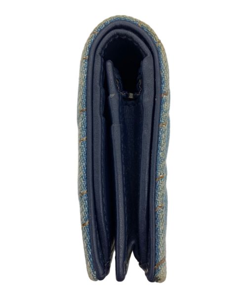 GUCCI（グッチ）GUCCI (グッチ) 2つ折り財布 インディゴの古着・服飾アイテム