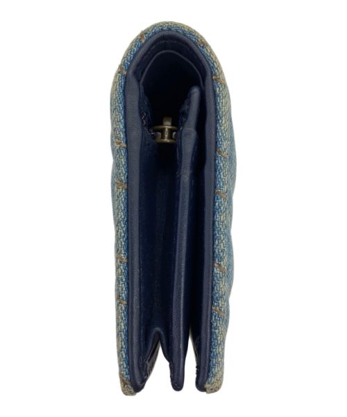 GUCCI（グッチ）GUCCI (グッチ) 2つ折り財布 インディゴの古着・服飾アイテム