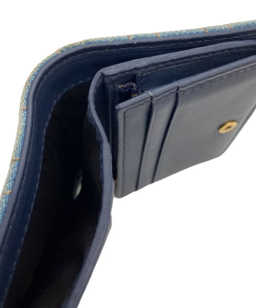 GUCCI（グッチ）GUCCI (グッチ) 2つ折り財布 インディゴの古着・服飾アイテム