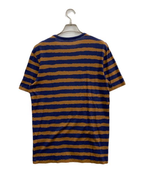 LOUIS VUITTON（ルイ ヴィトン）LOUIS VUITTON (ルイ ヴィトン) ボーダーTシャツ ブラウン×ネイビー サイズ:Mの古着・服飾アイテム