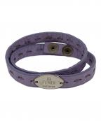FENDIフェンディ）の古着「SELLERIA ブレスレット」｜パープル