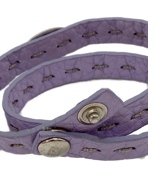 FENDI（フェンディ）FENDI (フェンディ) SELLERIA ブレスレット パープルの古着・服飾アイテム