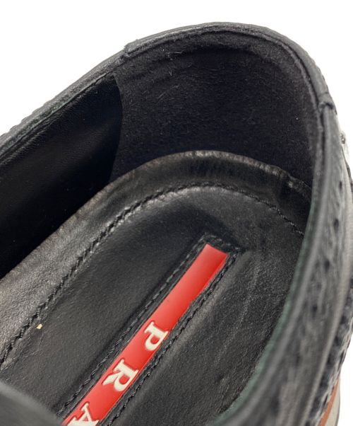 PRADA SPORTS（プラダスポーツ）PRADA SPORTS (プラダスポーツ) ウィングチップシューズ ブラック サイズ:6の古着・服飾アイテム