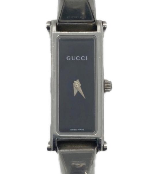 GUCCI（グッチ）GUCCI (グッチ) 腕時計 ブラックの古着・服飾アイテム