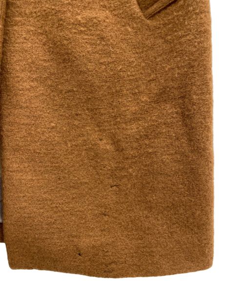 BLUE LABEL CRESTBRIDGE（ブルーレーベルクレストブリッジ）BLUE LABEL CRESTBRIDGE (ブルーレーベルクレストブリッジ) ウールコート ブラウン サイズ:38の古着・服飾アイテム